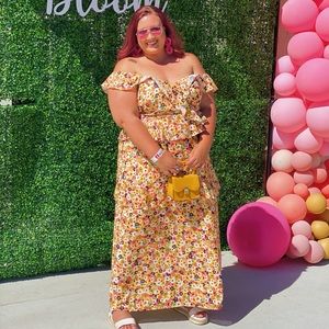 Eloquii Floral Maxi Dress